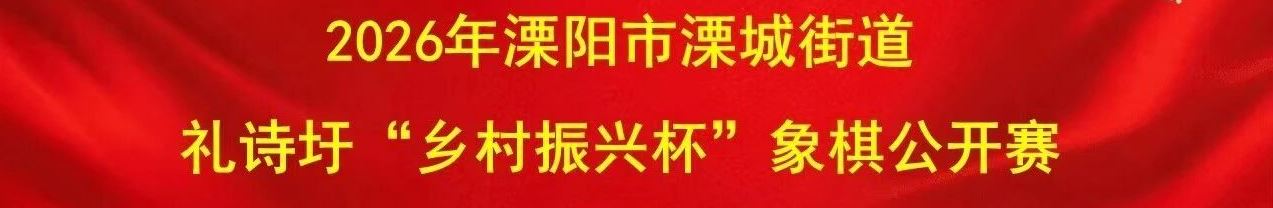 2026年溧阳市溧城街道礼诗圩“乡村振兴杯”象棋公开赛赛况报道